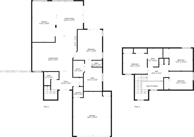 1070 Briar Ridge Rd, Weston, FL 33327 - property floor plan