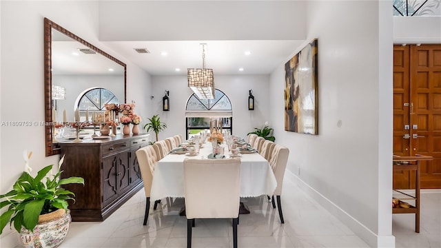10412 NW 6th St, Coral Springs, FL 33071 - dining room with recessed lighting and baseboards