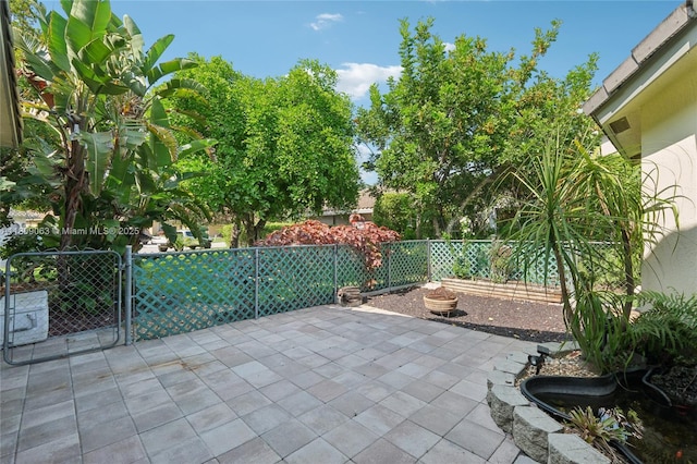 5708 NW 47th Ct, Coral Springs, FL 33067 - fenced backyard featuring a patio and a gate