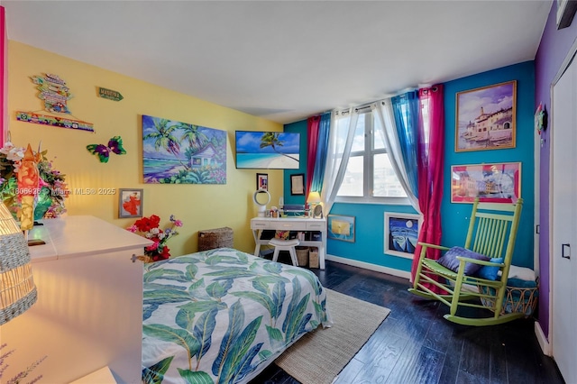1601 S Ocean Dr Unit 106, Hollywood, FL 33019 - bedroom featuring hardwood / wood-style flooring and baseboards