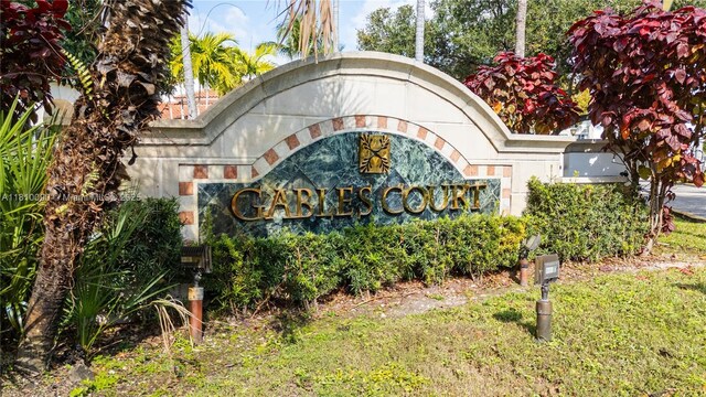 6851 SW 44th St Unit 109, Miami, FL 33155 - view of community sign