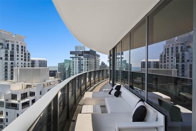 1000 Brickell Plz Unit 4209, Miami, FL 33131 - balcony featuring a city view