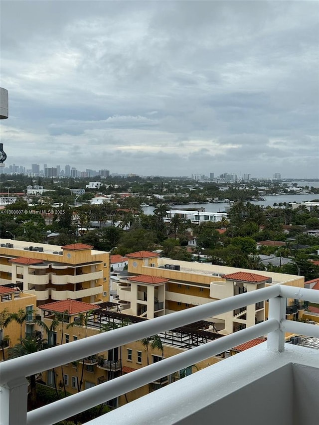 8911 Collins Ave Unit 1103, Surfside, FL 33154 - balcony with a skyline view