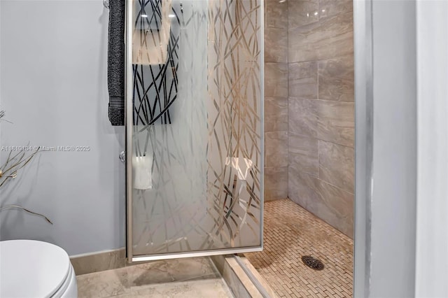 720 Bayshore Dr Unit 804, Fort Lauderdale, FL 33304 - full bathroom with a shower stall and toilet
