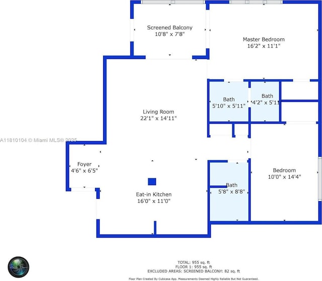 720 Bayshore Dr Unit 804, Fort Lauderdale, FL 33304 - room layout