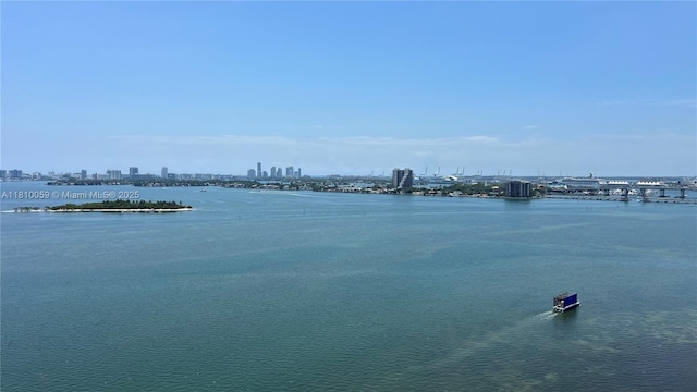 700 NE 25th St Unit 1703, Miami, FL 33137 - water view featuring skyline