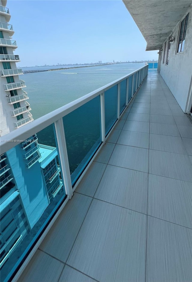 700 NE 25th St Unit 1703, Miami, FL 33137 - balcony featuring a water view
