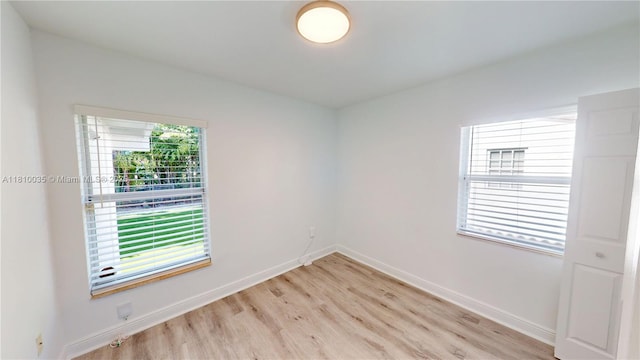 7 Montilla Ave, Coral Gables, FL 33134 - unfurnished room featuring light wood-type flooring and baseboards
