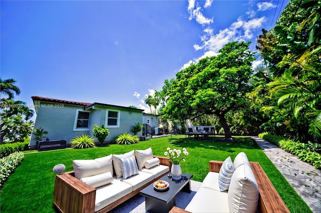7 Montilla Ave, Coral Gables, FL 33134 - view of patio / terrace with an outdoor living space