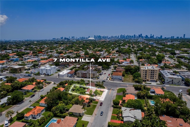 7 Montilla Ave, Coral Gables, FL 33134 - drone / aerial view of skyline