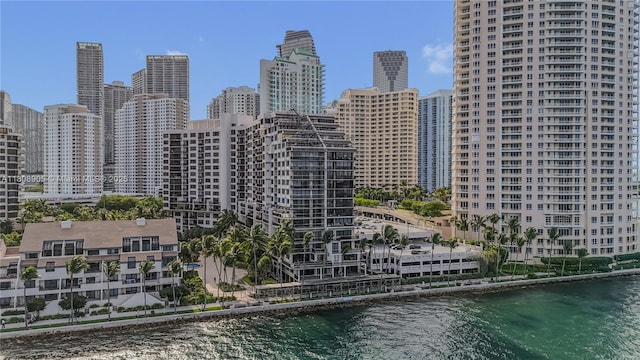 540 Brickell Key Dr Unit 718, Miami, FL 33131 - view of city skyline featuring a large body of water