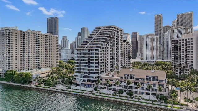 540 Brickell Key Dr Unit 718, Miami, FL 33131 - view of city skyline with a large body of water