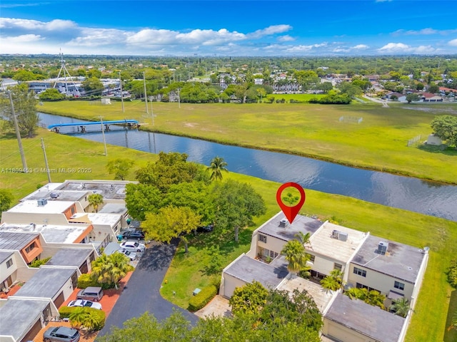 7619 SW 102nd Pl, Miami, FL 33173 - bird's eye view of a large body of water