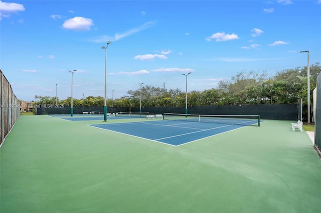 7619 SW 102nd Pl, Miami, FL 33173 - view of tennis court with community basketball court