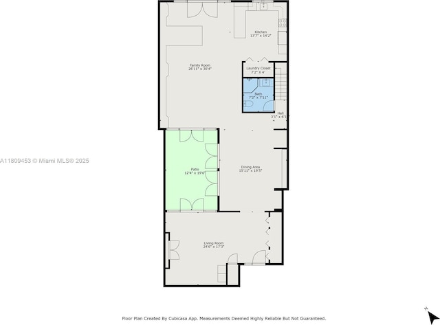 7619 SW 102nd Pl, Miami, FL 33173 - home floor plan