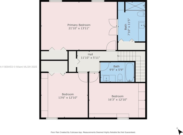 7619 SW 102nd Pl, Miami, FL 33173 - floor plan / room layout