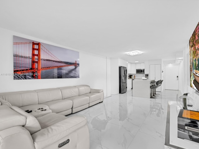 1890 W 56th St Unit 1307, Hialeah, FL 33012 - living area with light marble finish flooring