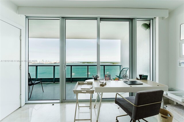 1331 Brickell Bay Dr Unit 2805, Miami, FL 33131 - home office with healthy amount of natural light