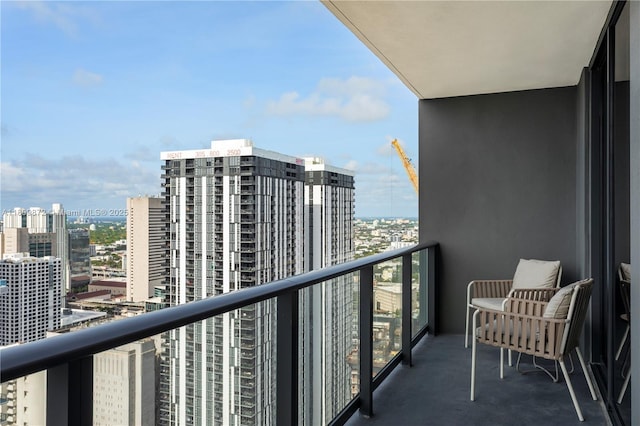 601 NE 1st St Unit 3907, Miami, FL 33132 - balcony with a view of city