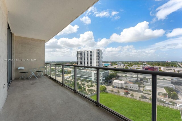 3470 E Coast Ave Unit H1402, Miami, FL 33137 - balcony with a view of city