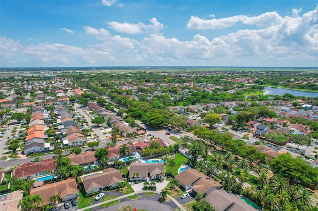 14680 SW 107th Ter, Miami, FL 33186 - aerial overview of property's location with a large body of water and nearby suburban area