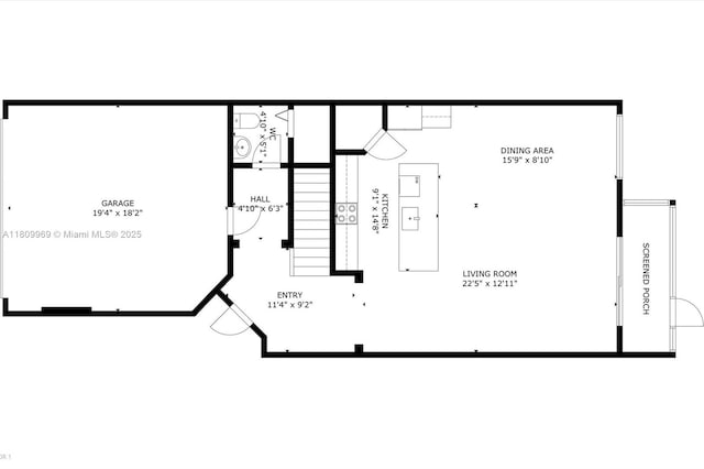 1403 SW 113th Ave, Pembroke Pines, FL 33025 - floor plan / room layout