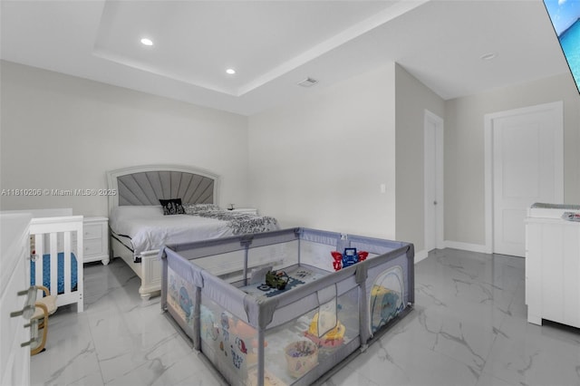 21305 SW 177th Ct, Miami, FL 33187 - bedroom featuring marble finish flooring and recessed lighting