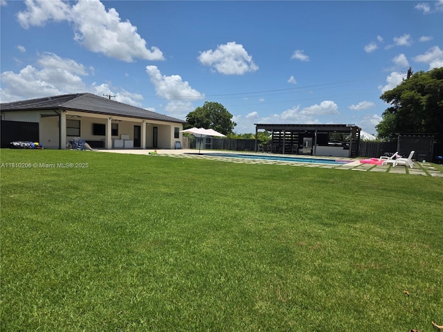 21305 SW 177th Ct, Miami, FL 33187 - view of yard with a patio