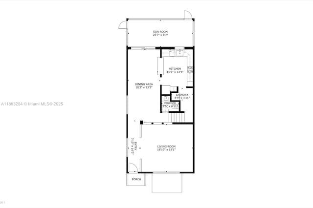 1884 Galleon St Unit 1, North Bay Village, FL 33141 - home floor plan