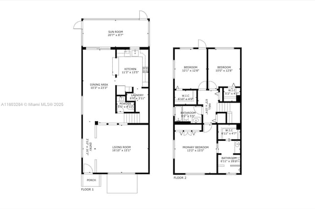 1884 Galleon St Unit 1, North Bay Village, FL 33141 - home floor plan