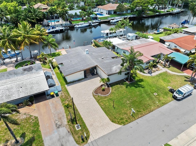 4465 SW 37th Ave, Dania Beach, FL 33312 - aerial perspective of suburban area featuring a nearby body of water