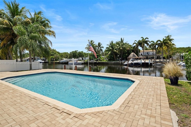 4465 SW 37th Ave, Dania Beach, FL 33312 - swimming pool with a water view