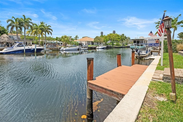 4465 SW 37th Ave, Dania Beach, FL 33312 - dock area with a water view