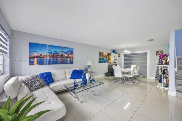 18110 SW 153rd Ct, Miami, FL 33187 - tiled living area featuring baseboards