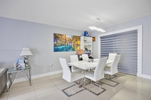 18110 SW 153rd Ct, Miami, FL 33187 - dining space with light tile patterned flooring and baseboards