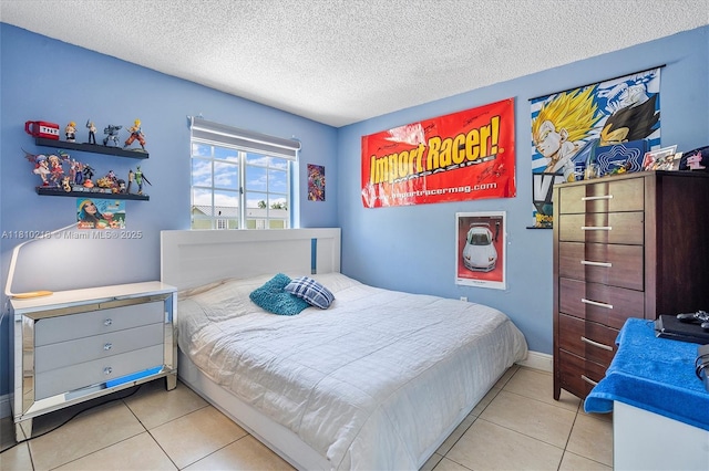 18110 SW 153rd Ct, Miami, FL 33187 - tiled bedroom featuring a textured ceiling
