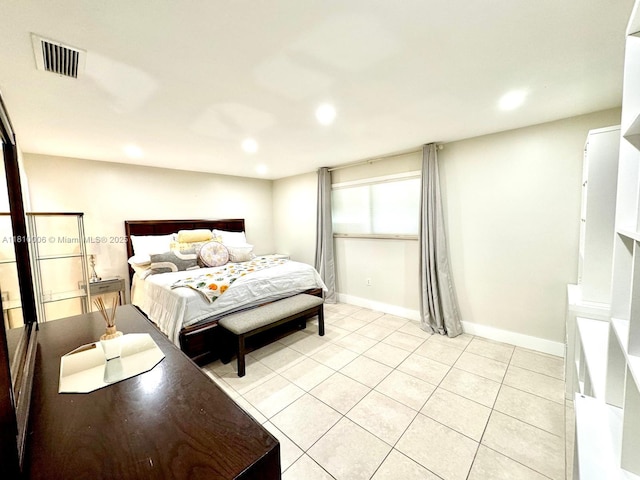 18830 NW 65th Ct, Hialeah, FL 33015 - bedroom featuring recessed lighting, light tile patterned flooring, and baseboards