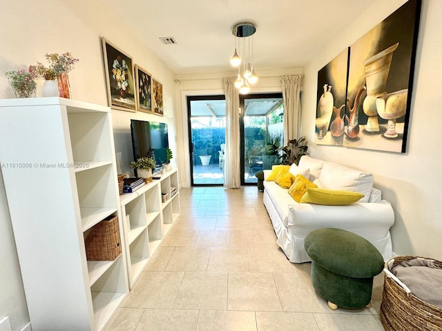 18830 NW 65th Ct, Hialeah, FL 33015 - living area with built in features and light tile patterned flooring