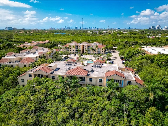 529 E Sheridan St Unit 206, Dania Beach, FL 33004 - aerial view of city skyline and a tree filled landscape