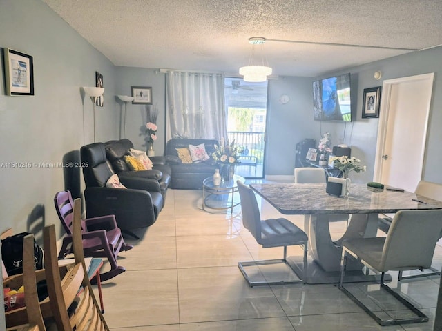 7320 NW 18th St Unit 204, Margate, FL 33063 - dining space featuring a textured ceiling