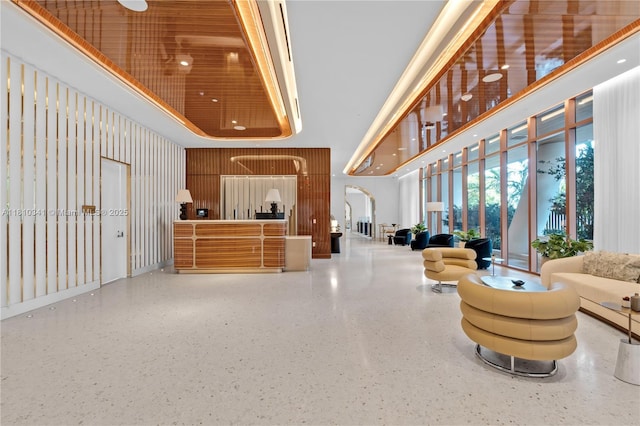 2655 S Bayshore Dr Unit 705, Miami, FL 33133 - welcome area with a high ceiling and arched walkways