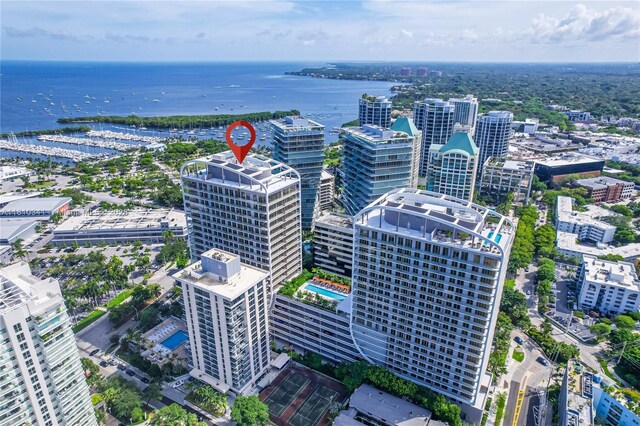 2655 S Bayshore Dr Unit 705, Miami, FL 33133 - view of urban area with a nearby body of water