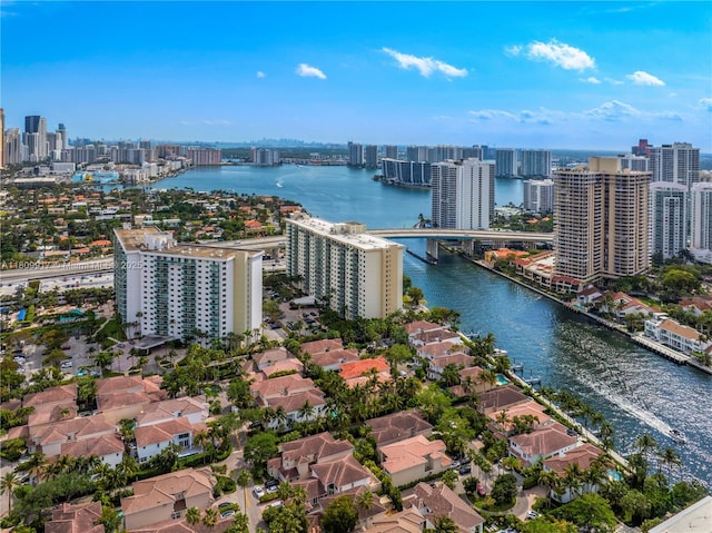 19380 Collins Ave Unit 317, Sunny Isles Beach, FL 33160 - bird's eye view of a notable bridge, a large body of water, and skyline