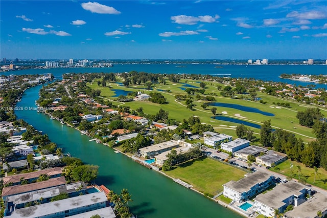 350 S Shore Dr Unit 7, Miami Beach, FL 33141 - bird's eye view of a large body of water and a local golf course