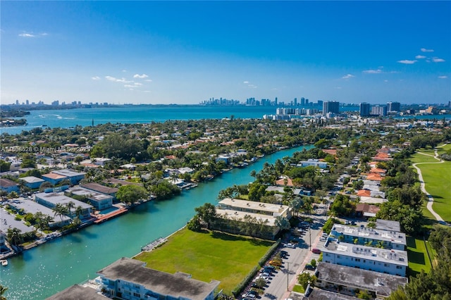 350 S Shore Dr Unit 7, Miami Beach, FL 33141 - aerial view of skyline and a large body of water