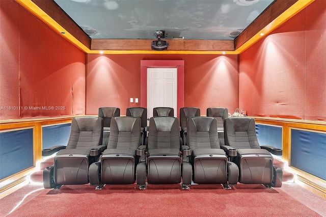 15960 SW 250th St, Homestead, FL 33031 - view of carpeted home theater