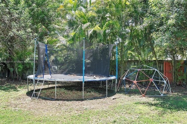 15960 SW 250th St, Homestead, FL 33031 - view of yard featuring a trampoline