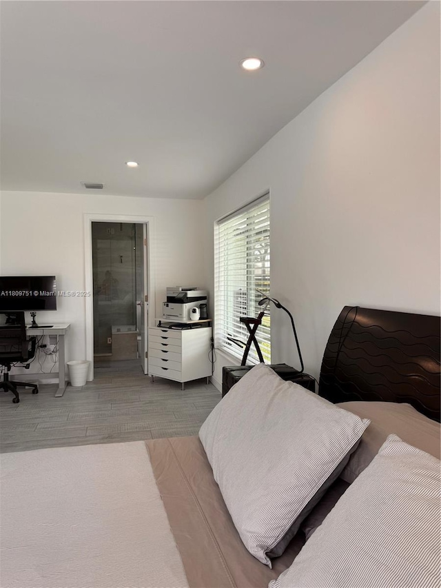 501 SW 18th St, Pompano Beach, FL 33060 - bedroom featuring recessed lighting, wood finished floors, and baseboards