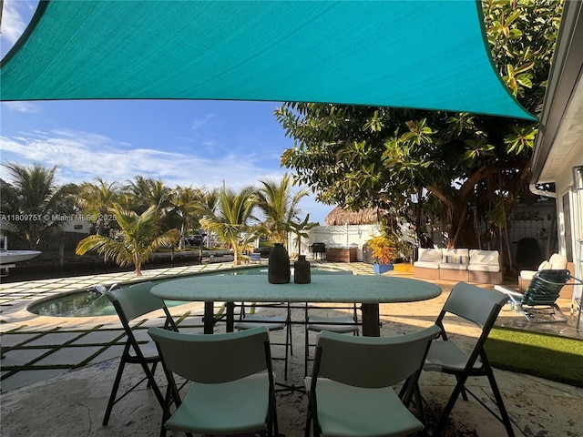 501 SW 18th St, Pompano Beach, FL 33060 - view of patio with outdoor lounge area