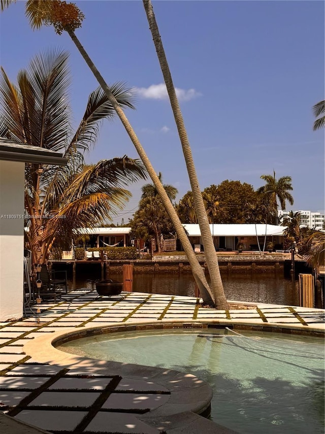 501 SW 18th St, Pompano Beach, FL 33060 - swimming pool with a water view